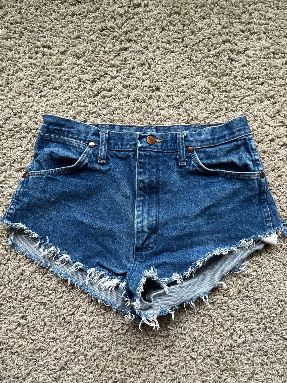 Wrangler denim cutoff shorts